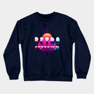 Retro Futurism Crewneck Sweatshirt